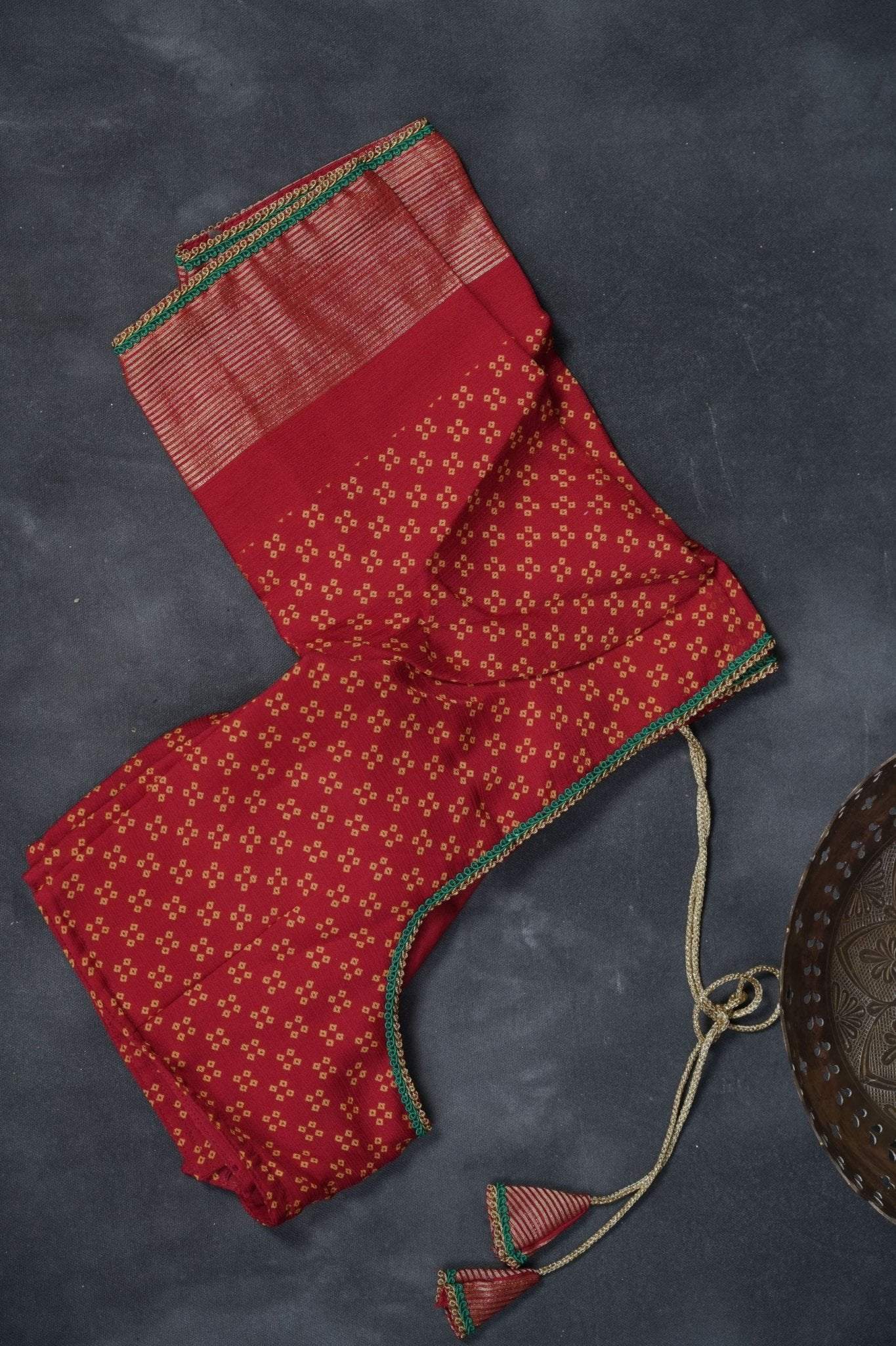 Chic Chiffon Bandini Sarees: Allover Multicolor Beauty with Zari Border SAREE JCS Fashions