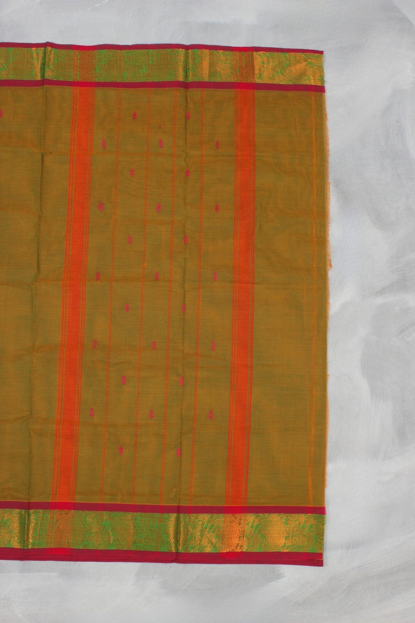 Classic Comfort Cotton Saree With Chic Lined Pallu – Blends Tradition Saree JCS Fashions