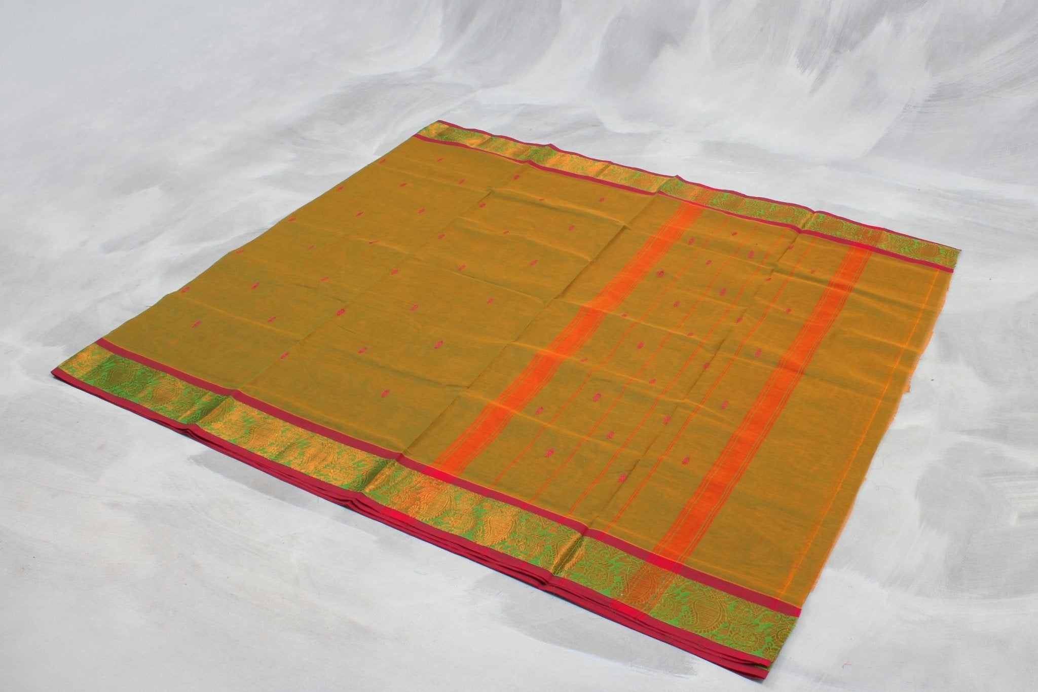 Classic Comfort Cotton Saree With Chic Lined Pallu – Blends Tradition Saree JCS Fashions
