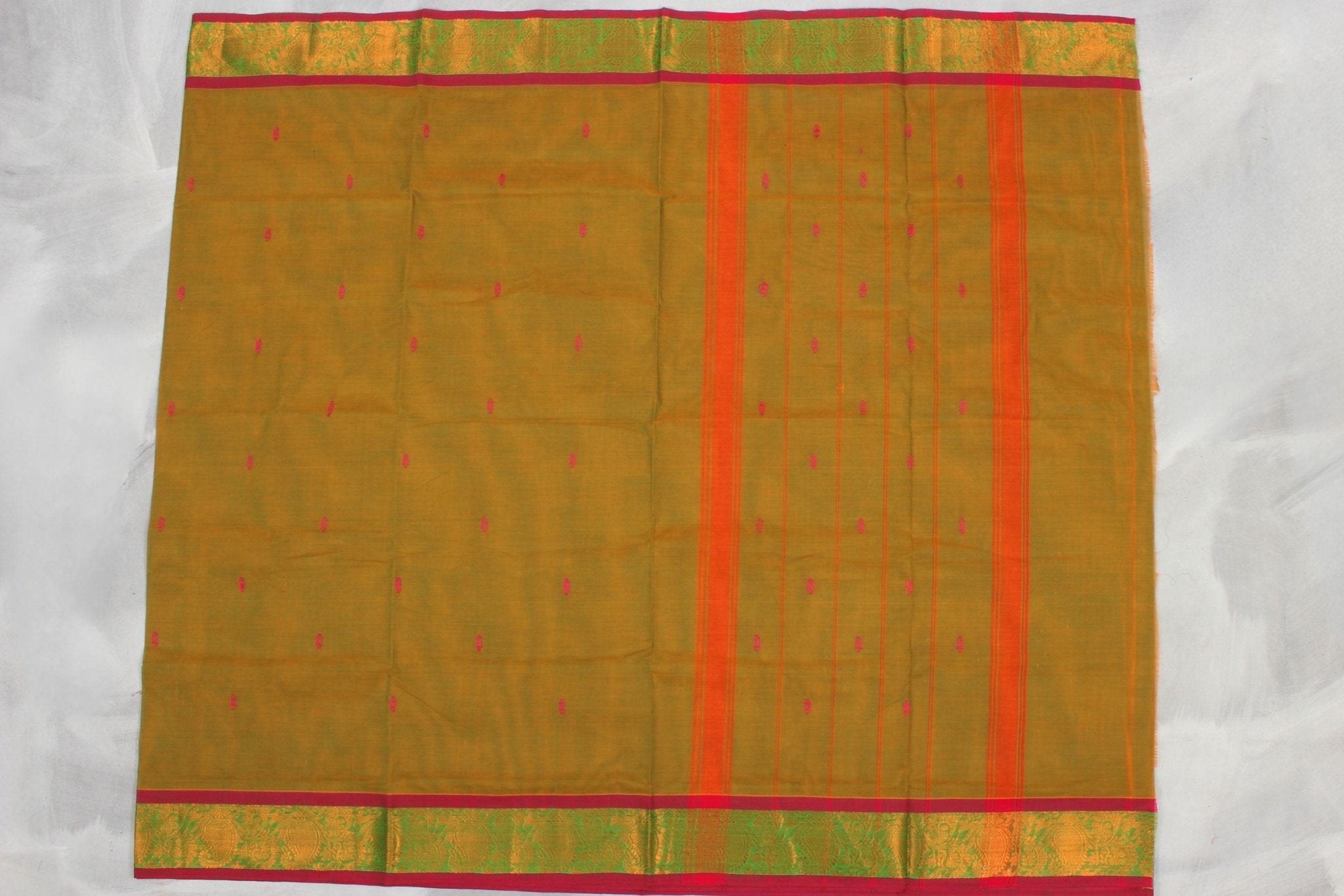 Classic Comfort Cotton Saree With Chic Lined Pallu – Blends Tradition Saree JCS Fashions