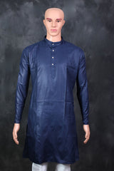 Comfortable Boys' Plain Cotton Kurta - JCSFashions' Trendy Ethnic Wear BOYS JCS Fashions Navy Blue 28