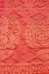 Contrast Pallu Ikkat Brasso Saree - Lightweight & Stylish Saree JCS Fashions
