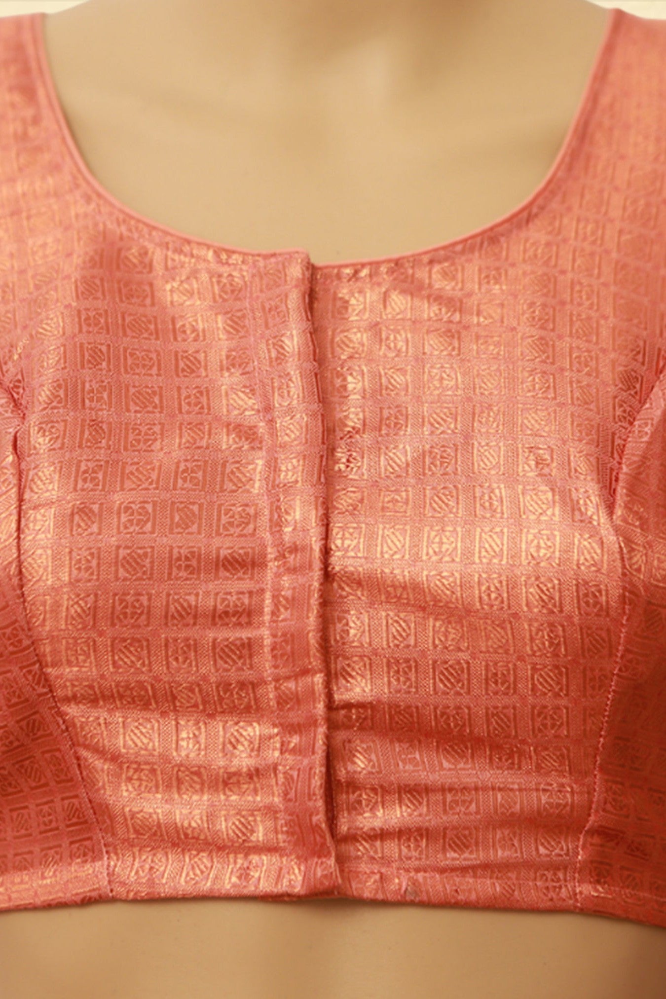 Copper Zari Chanderi Silk Cotton Saree: Elegant Weaving & Rich Texture Saree JCS Fashions