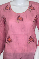 Cotton Kurti with Beads & Embroidery | Length: 43 | JCSFashions KURTI JCS Fashions