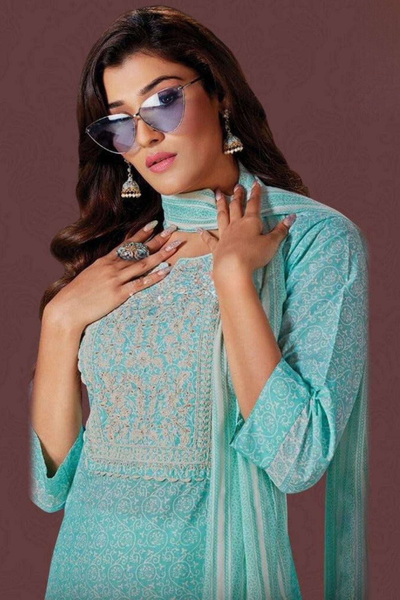 Traditional Cotton Salwar Suit with Diamond Print – Ethnic Wear for Women Kurti JCS Fashions