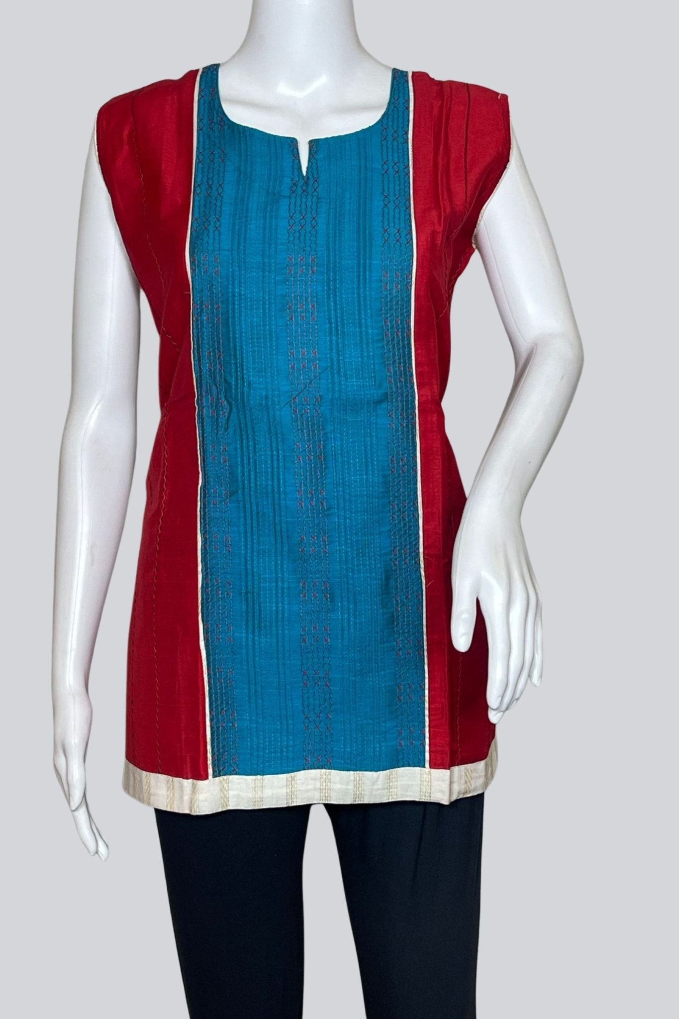 Crisp Comfort: Pure Cotton Kurti - Elevate Style at JCS Fashions - JCS Fashions