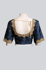 Dazzling Maggam Work Bridal Blouse with Fancy Tassels - JCS Fashions Blouse JCS Fashions