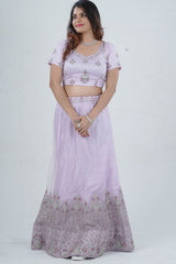 Designer Soft Net Lehenga Set with Exquisite Stone & Embroidery Detailing LEHENGA JCS Fashions