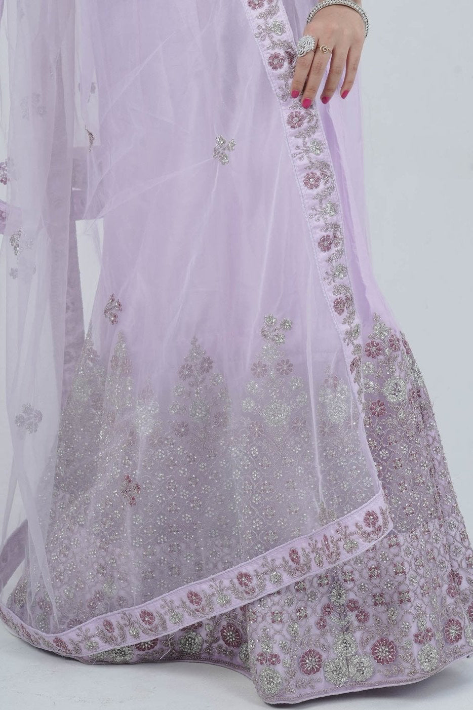Designer Soft Net Lehenga Set with Exquisite Stone & Embroidery Detailing LEHENGA JCS Fashions