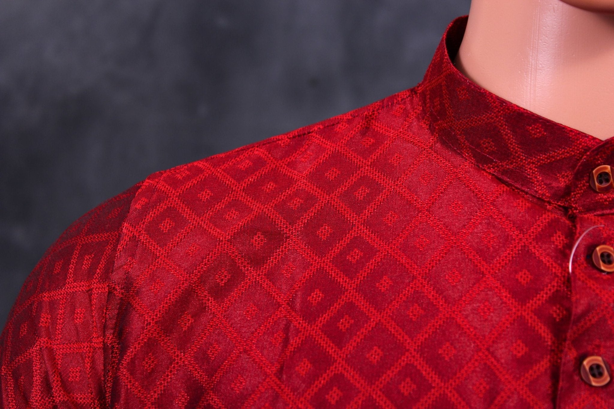Diamond Pattern Men's Kurta: Classy Comfort & Modern Fit by JCSFashions Men JCS Fashions