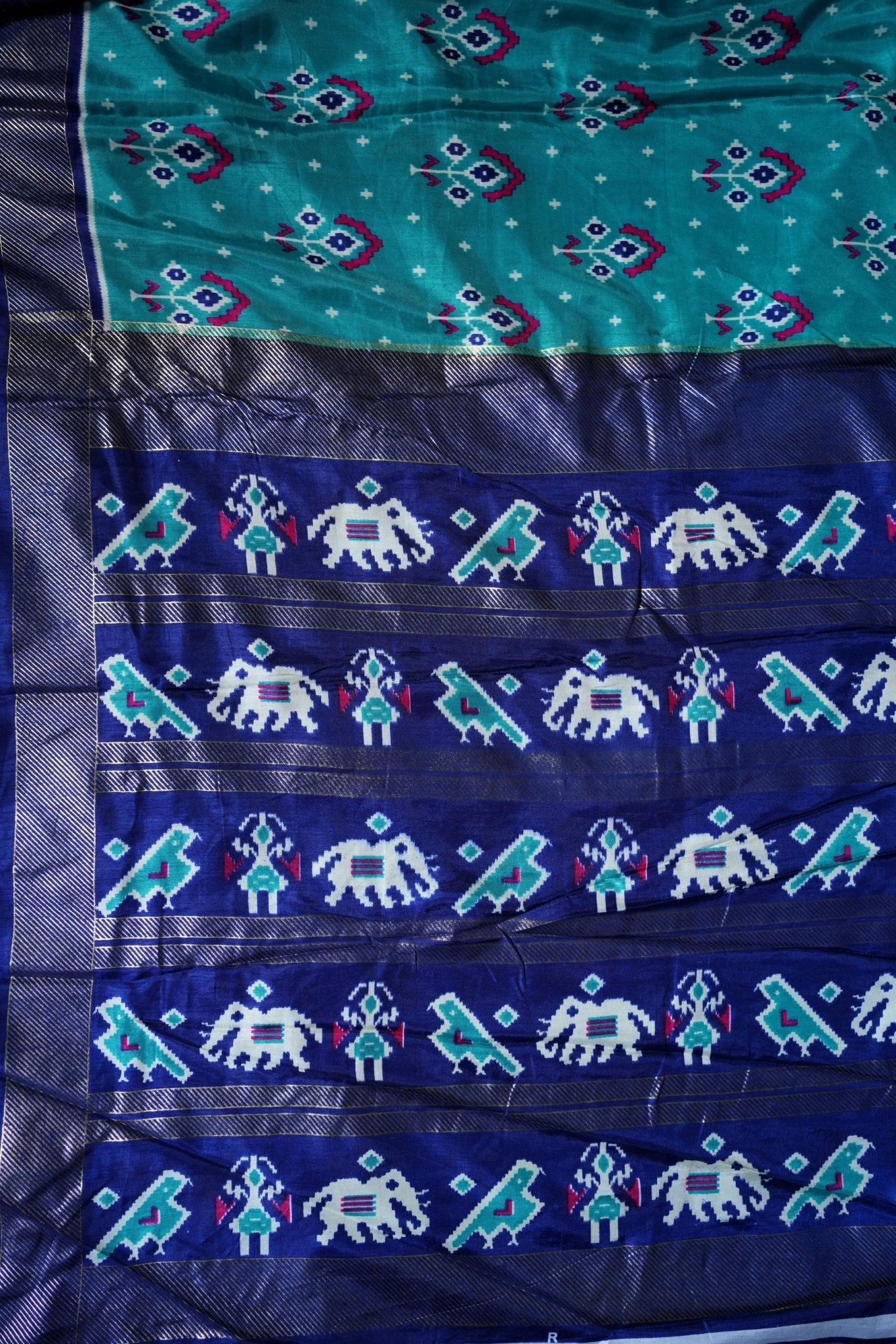 Dola Silk Banita Saree with Mulberry Silk Blouse - Timeless Elegance Saree JCS Fashions