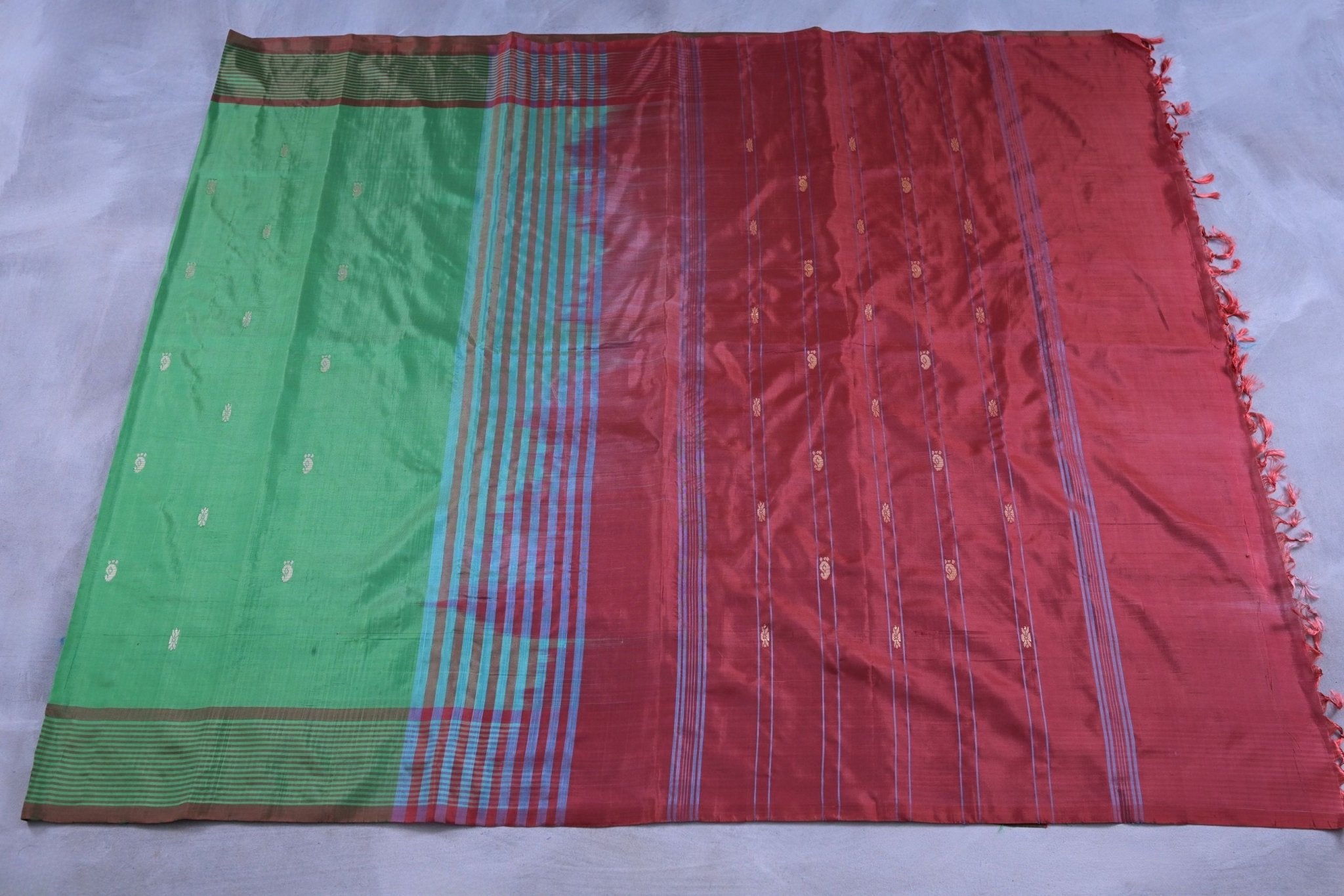Eco-Chic Handcrafted Banana Pith Saree – Breathable & Sustainable Saree JCS Fashions