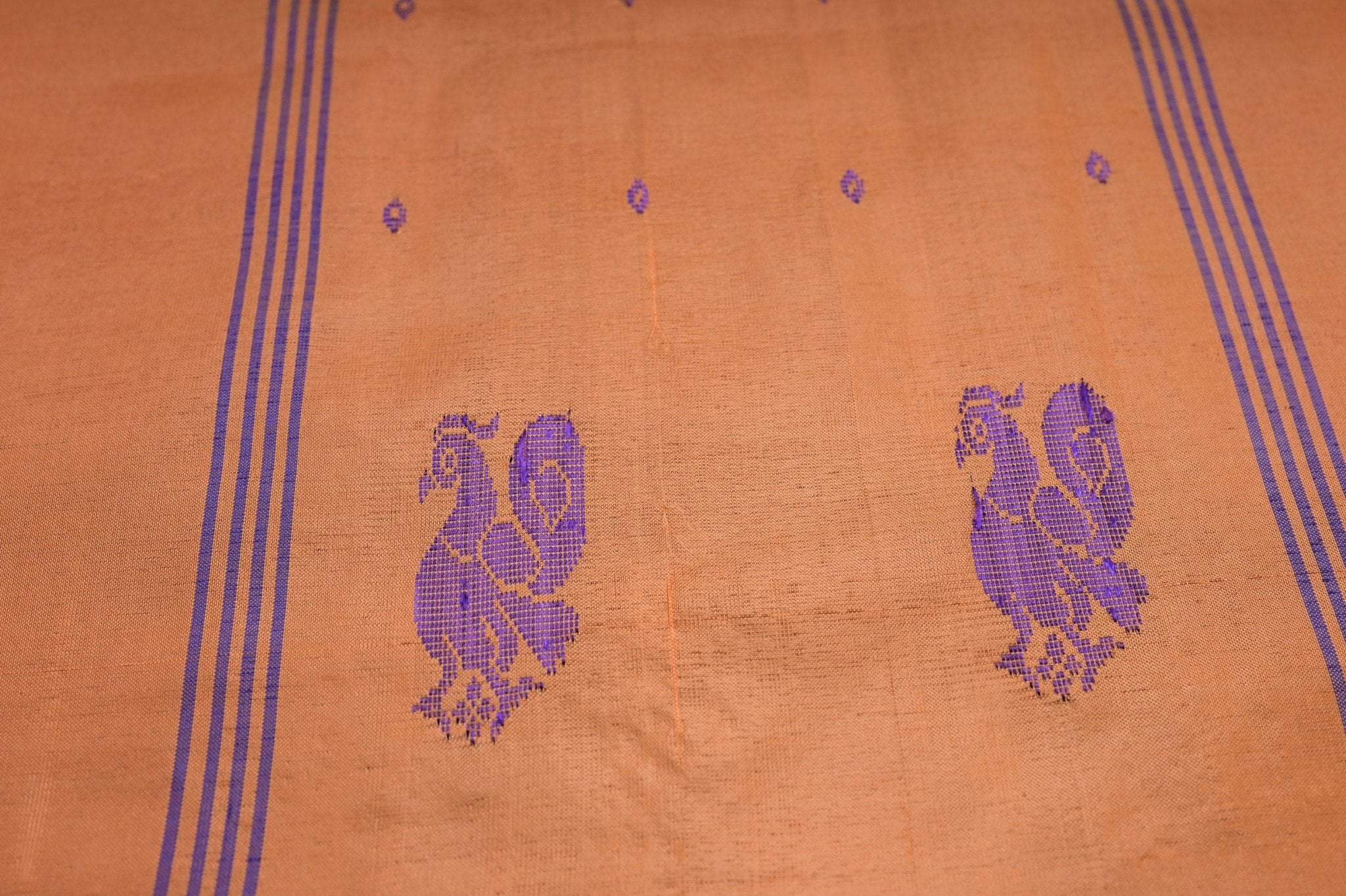 Eco-Friendly 100% Banana Fiber Saree with Matching Blouse Saree JCS Fashions