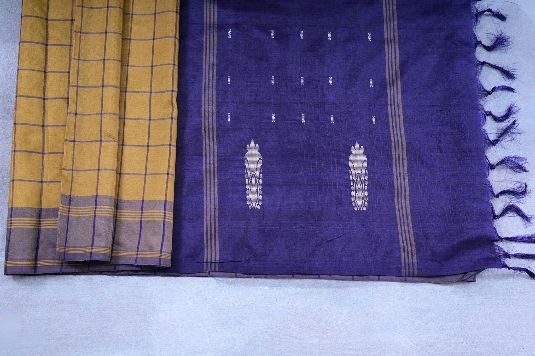 Eco-friendly Banana Pith Saree with Matching Blouse: Sustainable Elegance Saree JCS Fashions