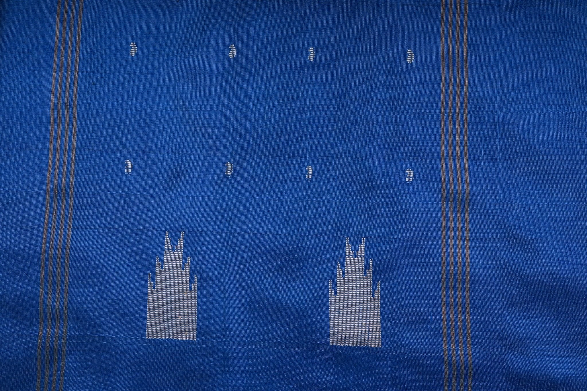 Eco-Friendly Hand-Woven Banana Pith Saree with Matching Blouse Saree JCS Fashions