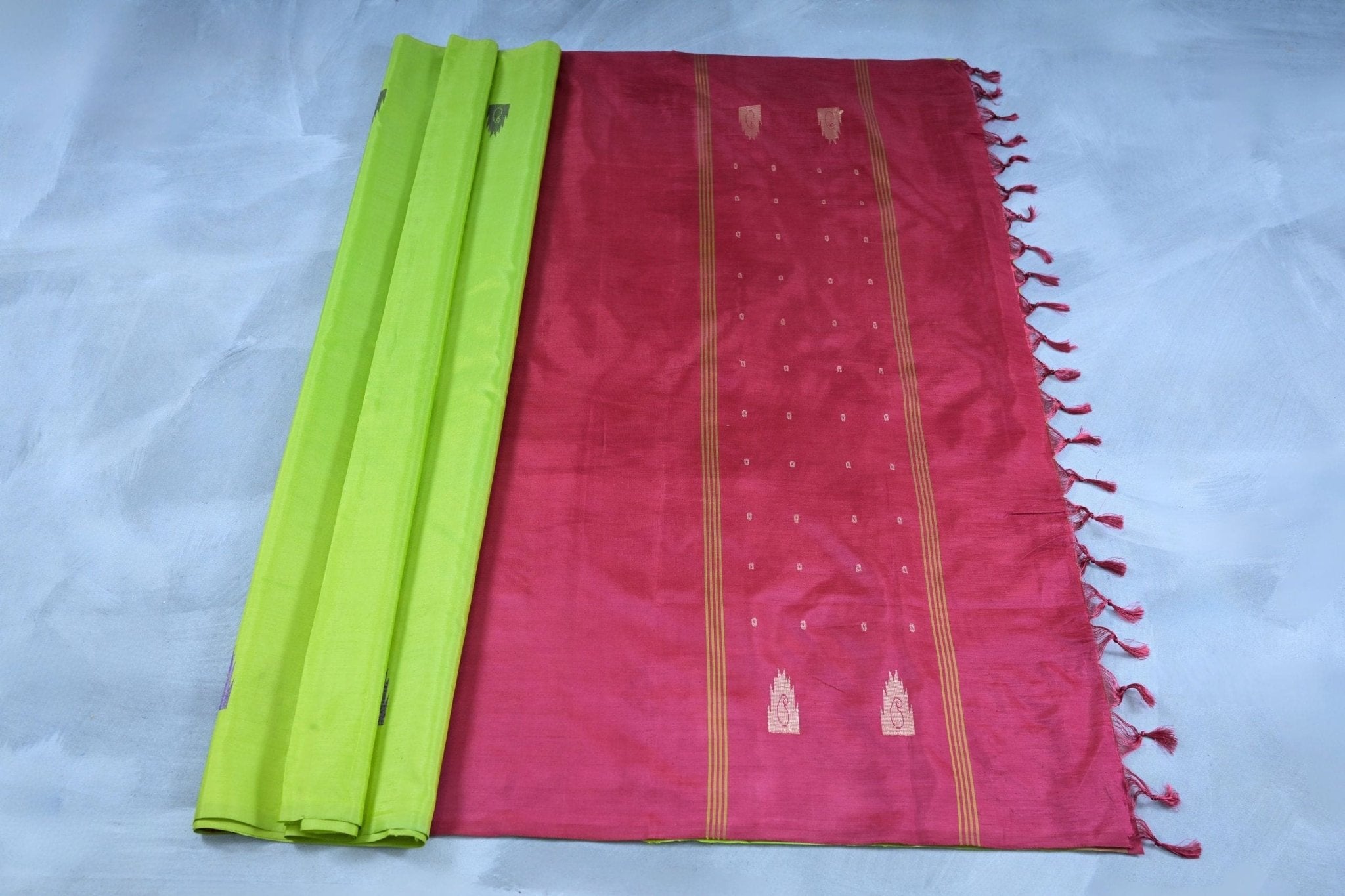 Eco-Luxury Banana Pith Saree: Sustainable Handloom Craftsmanship Saree JCS Fashions