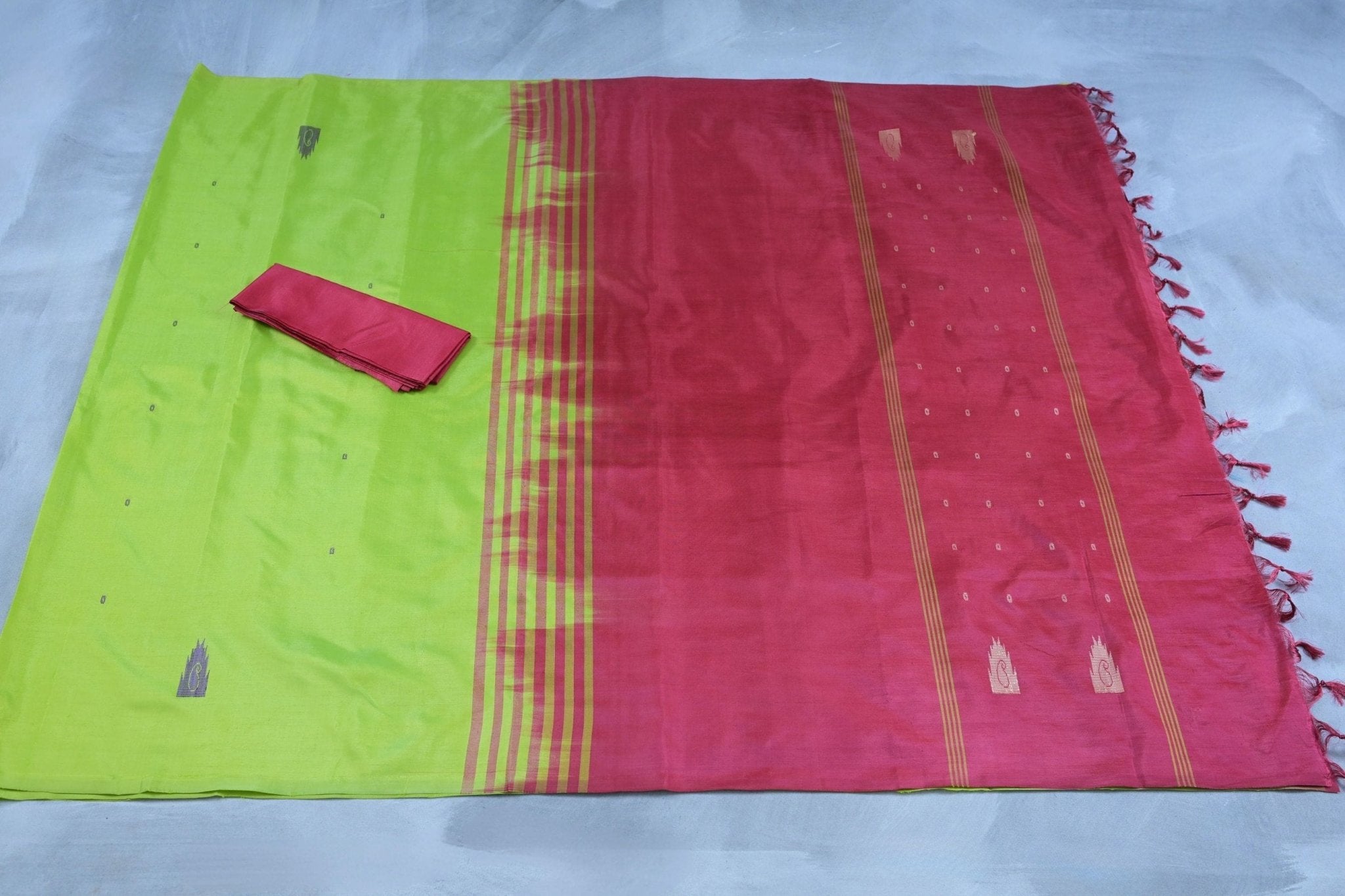 Eco-Luxury Banana Pith Saree: Sustainable Handloom Craftsmanship Saree JCS Fashions