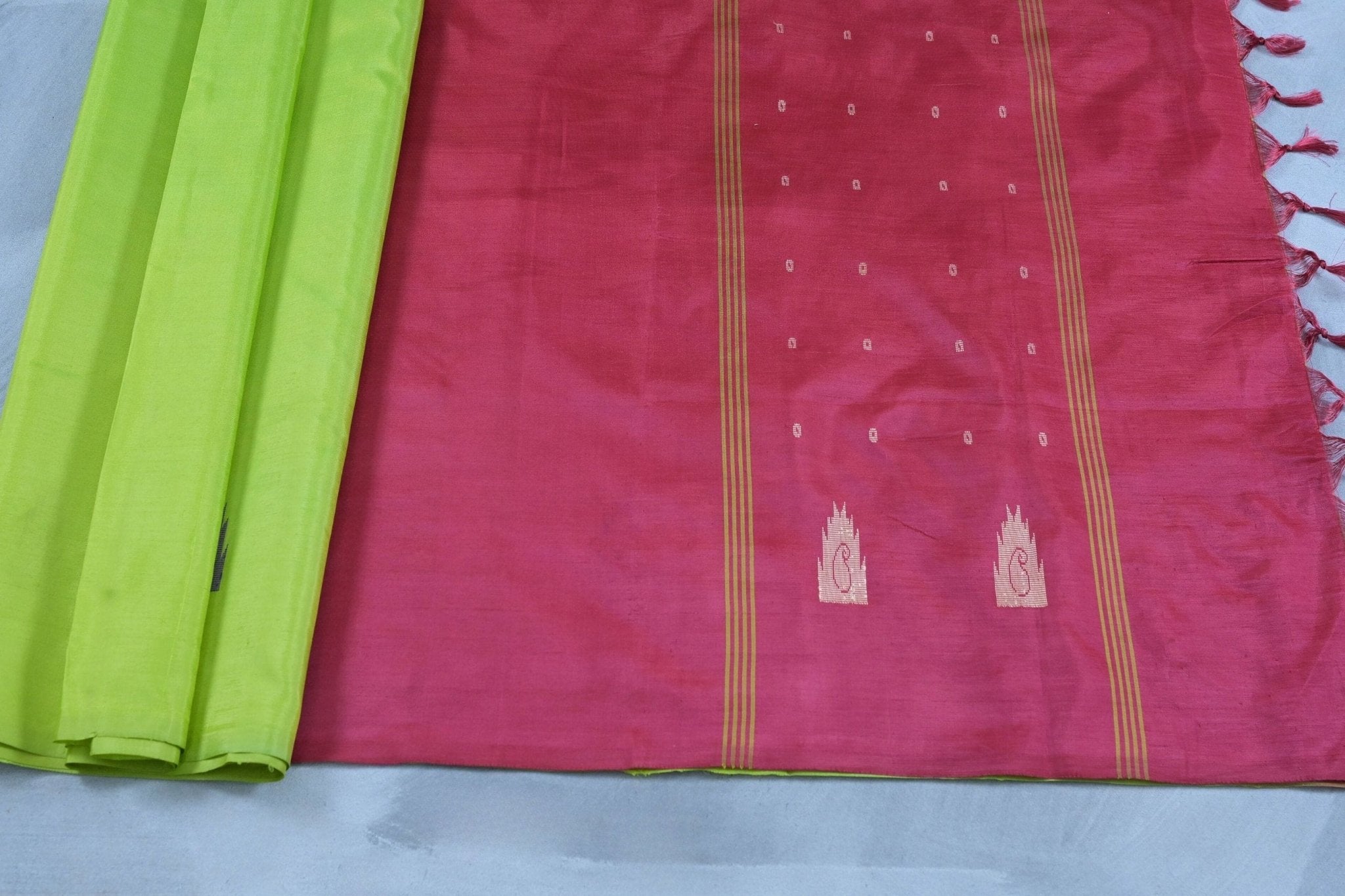 Eco-Luxury Banana Pith Saree: Sustainable Handloom Craftsmanship Saree JCS Fashions