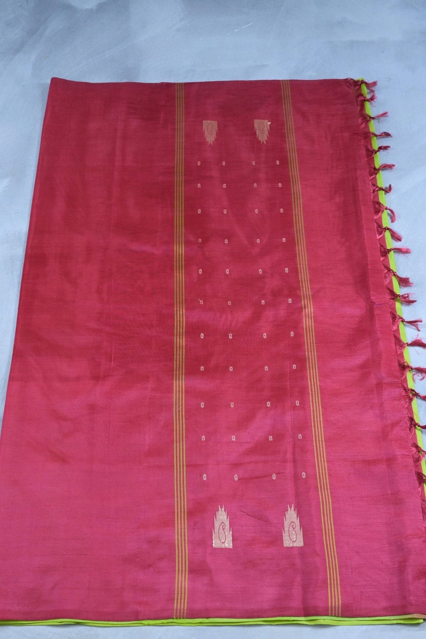 Eco-Luxury Banana Pith Saree: Sustainable Handloom Craftsmanship Saree JCS Fashions