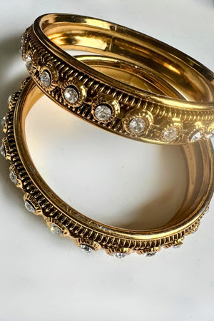 Silver Edgy 2-Piece Matte Finish Jewelry Bangles