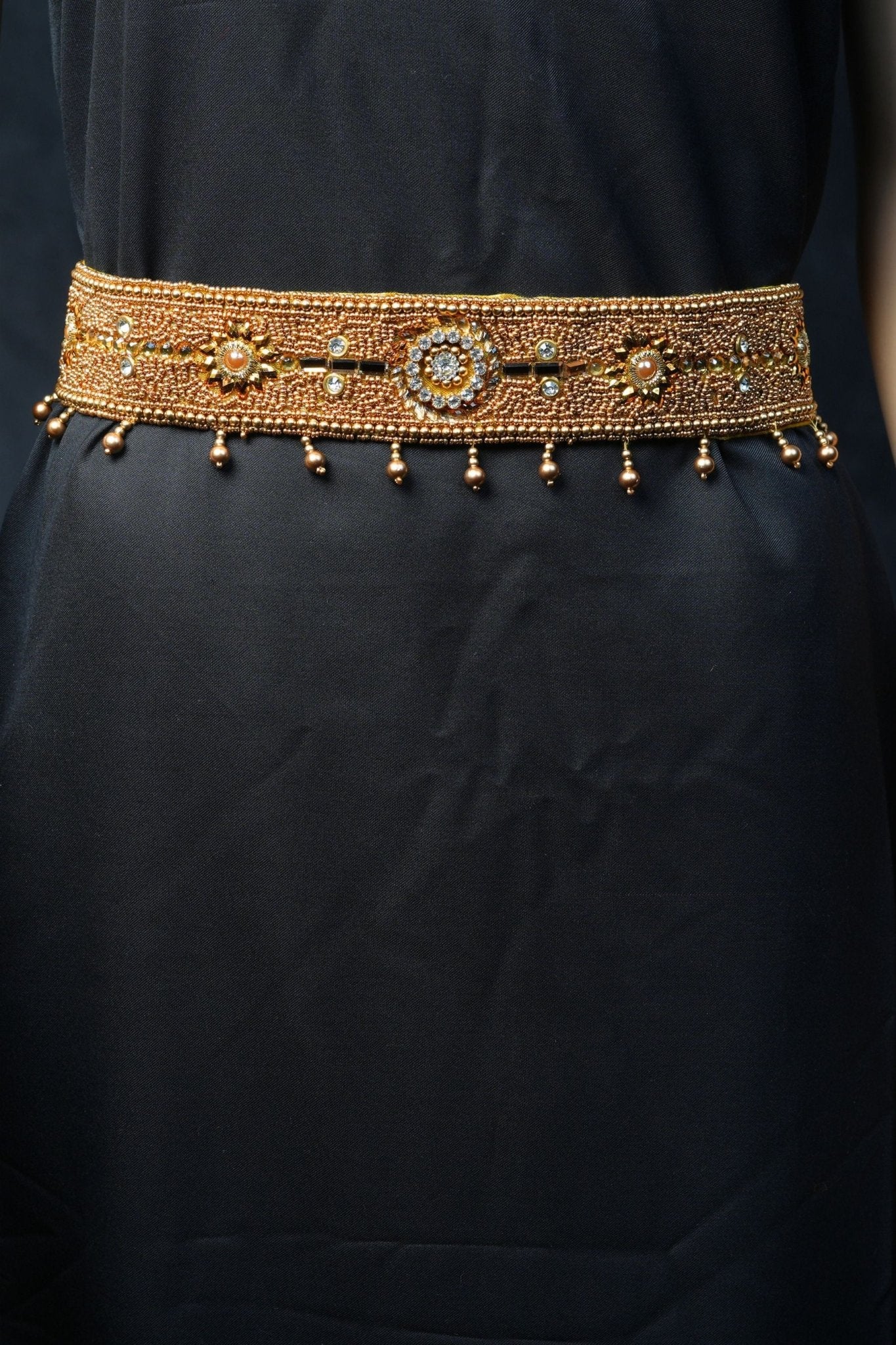 Elegance Redefined: Explore Maggam Work Hip Belts at JCSFashions Jewelry JCS Fashions Gold