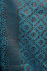 Elegant Banarasi Silk Saree & Zari Woven Blouse - Indian Tradition Saree JCS Fashions