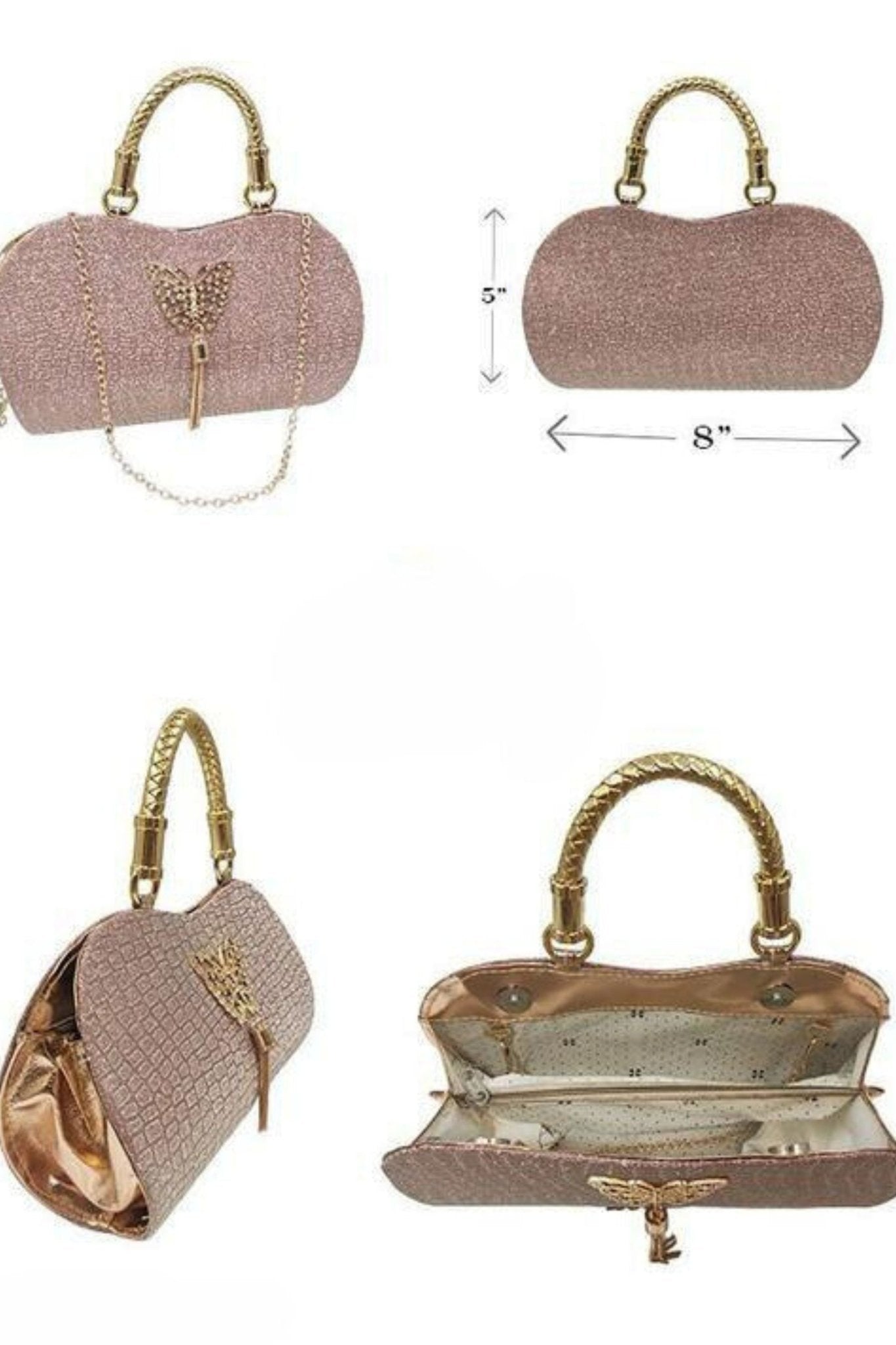 Elegant Bridal/Party Clutch - Stylish and Durable PU Material Accessory Clutch JCS Fashions