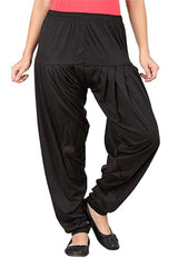Elegant Cotton Patiala - Pure Comfort with JCSFashions Style Patiyala JCS Fashions Black Free size
