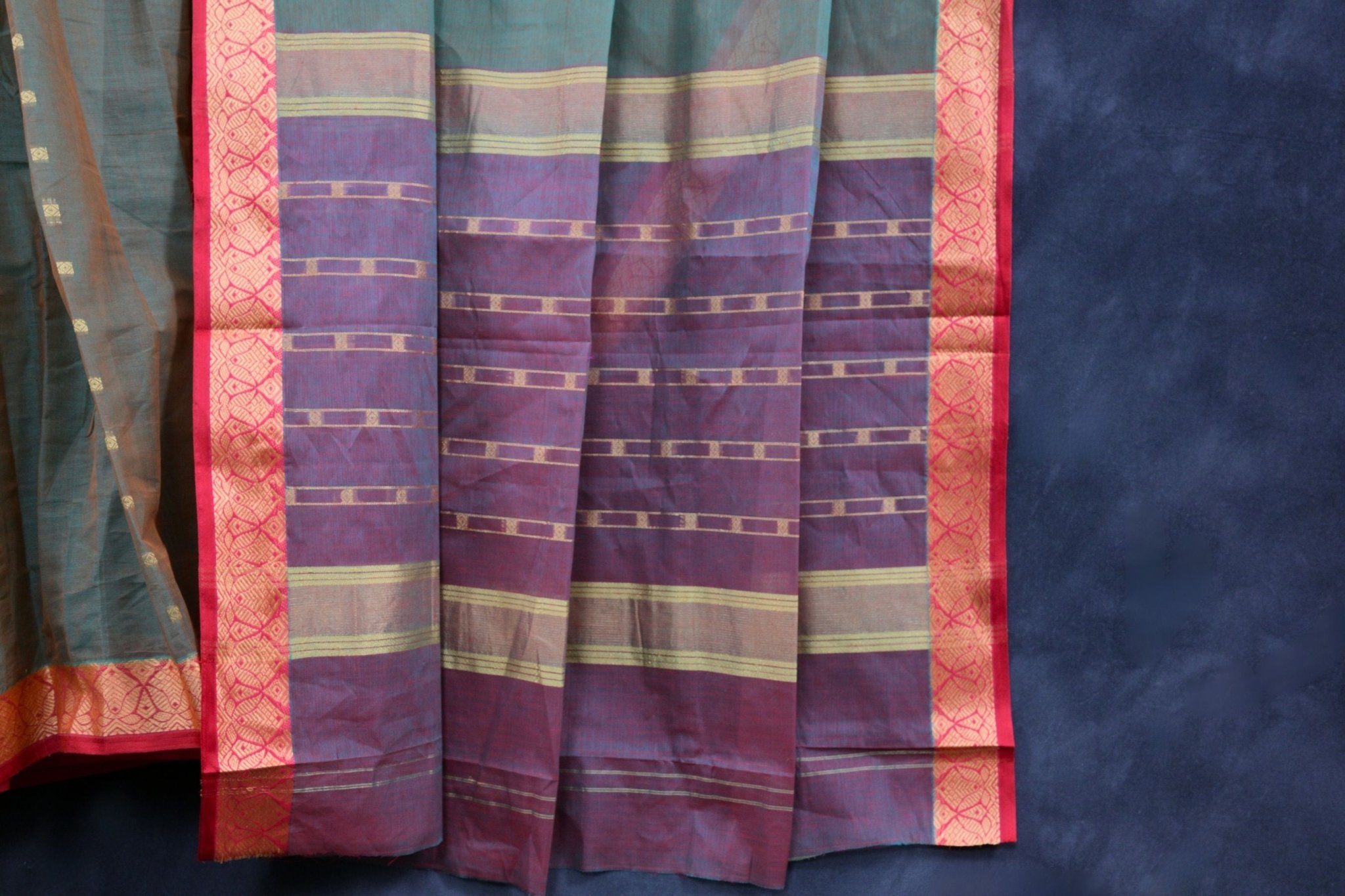 Elegant Cotton Saree & Rich Pallu - Timeless Ethnic Elegance Redefined Saree JCS Fashions