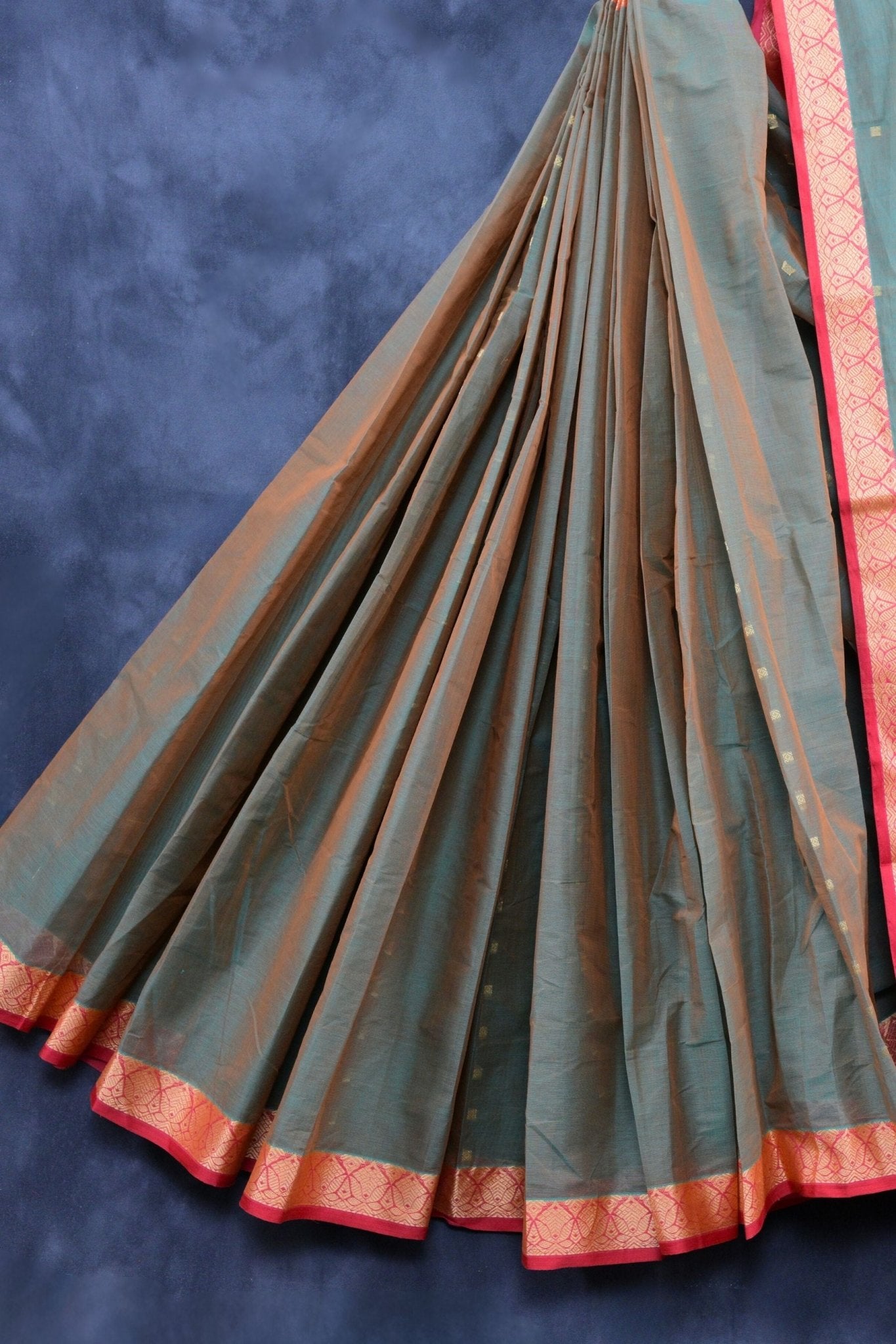 Elegant Cotton Saree & Rich Pallu - Timeless Ethnic Elegance Redefined Saree JCS Fashions