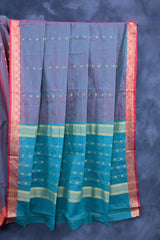 Elegant Cotton Saree with Rich Pallu: Combining Indian Tradition Saree JCS Fashions