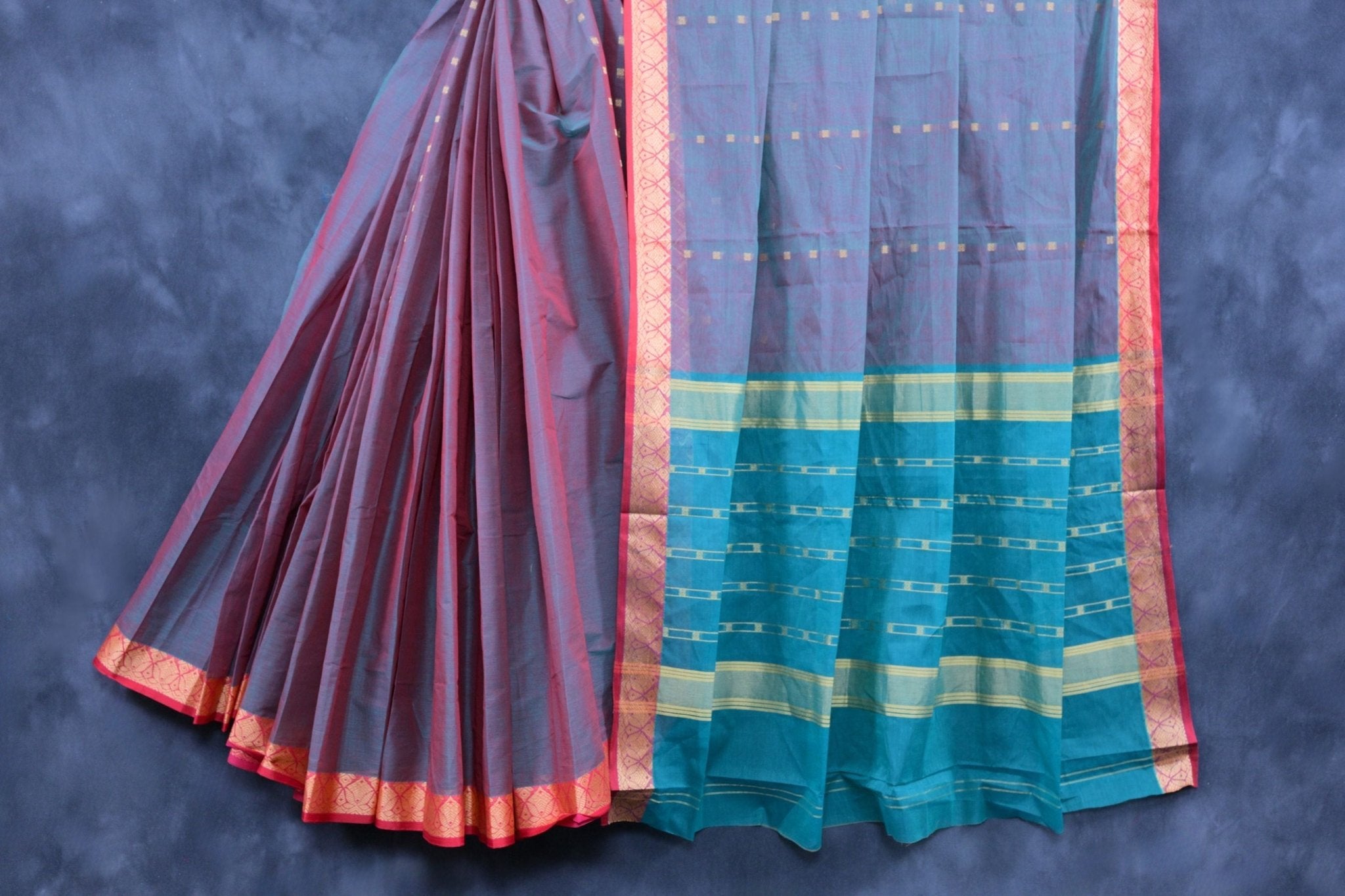 Elegant Cotton Saree with Rich Pallu: Combining Indian Tradition Saree JCS Fashions