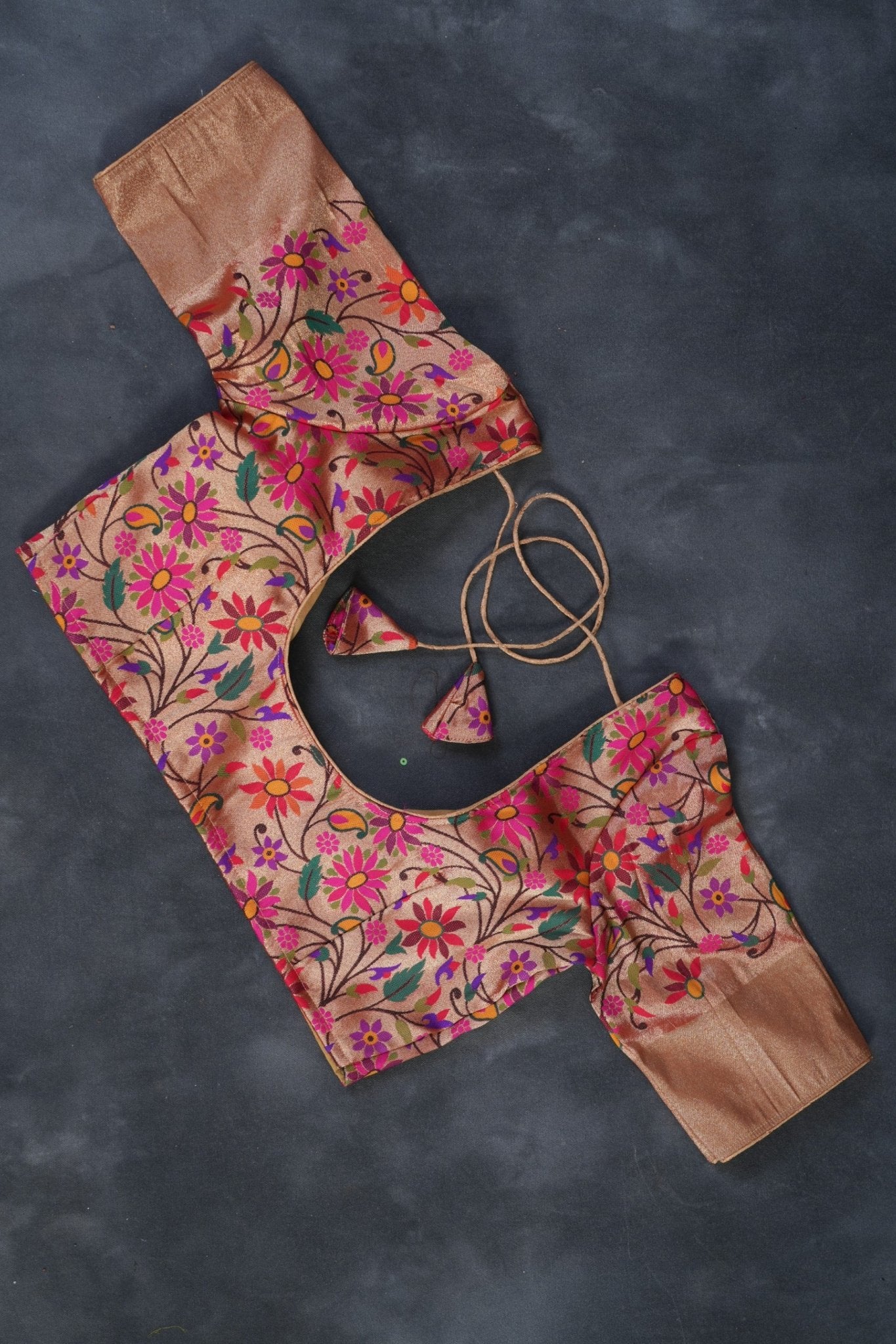 Elegant Fully Stitched Designer Blouse by JCSFashions - Versatile & Size Blouse JCS Fashions Copper 38