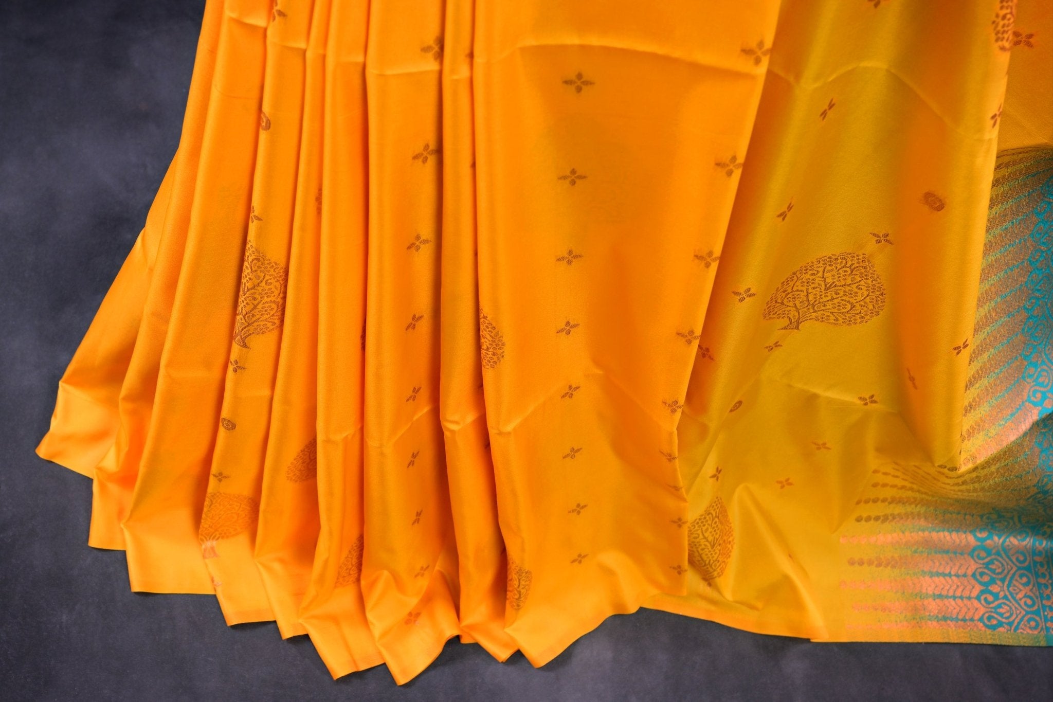 Elegant Kanchipuram Semi-Silk Saree with Heavy Pallu from JCSFashions Saree JCS Fashions