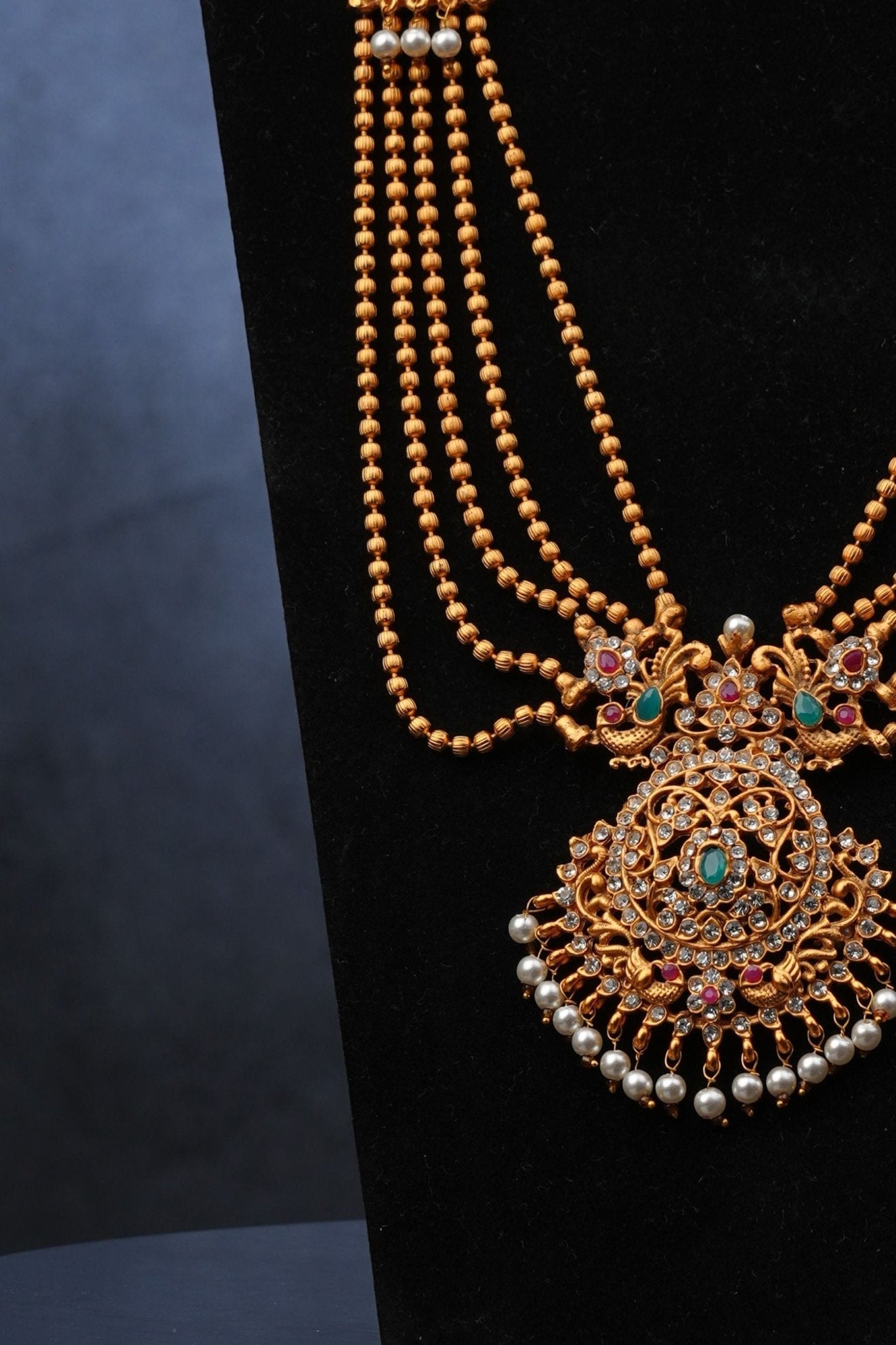 Elegant Matte Finish Jewelry Set – Timeless Ethnic Accessory Jewelry JCS Fashions