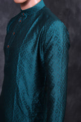 Elegant Men's Diamond Pattern Kurta for Timeless Style - JCSFashions Men JCS Fashions