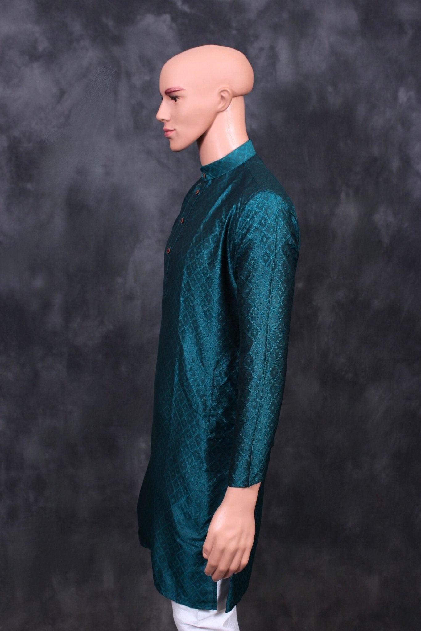 Elegant Men's Diamond Pattern Kurta for Timeless Style - JCSFashions Men JCS Fashions