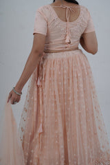 Elegant Soft Net Lehenga With Premium Beadwork & Sequins Embellishments LEHENGA JCS Fashions