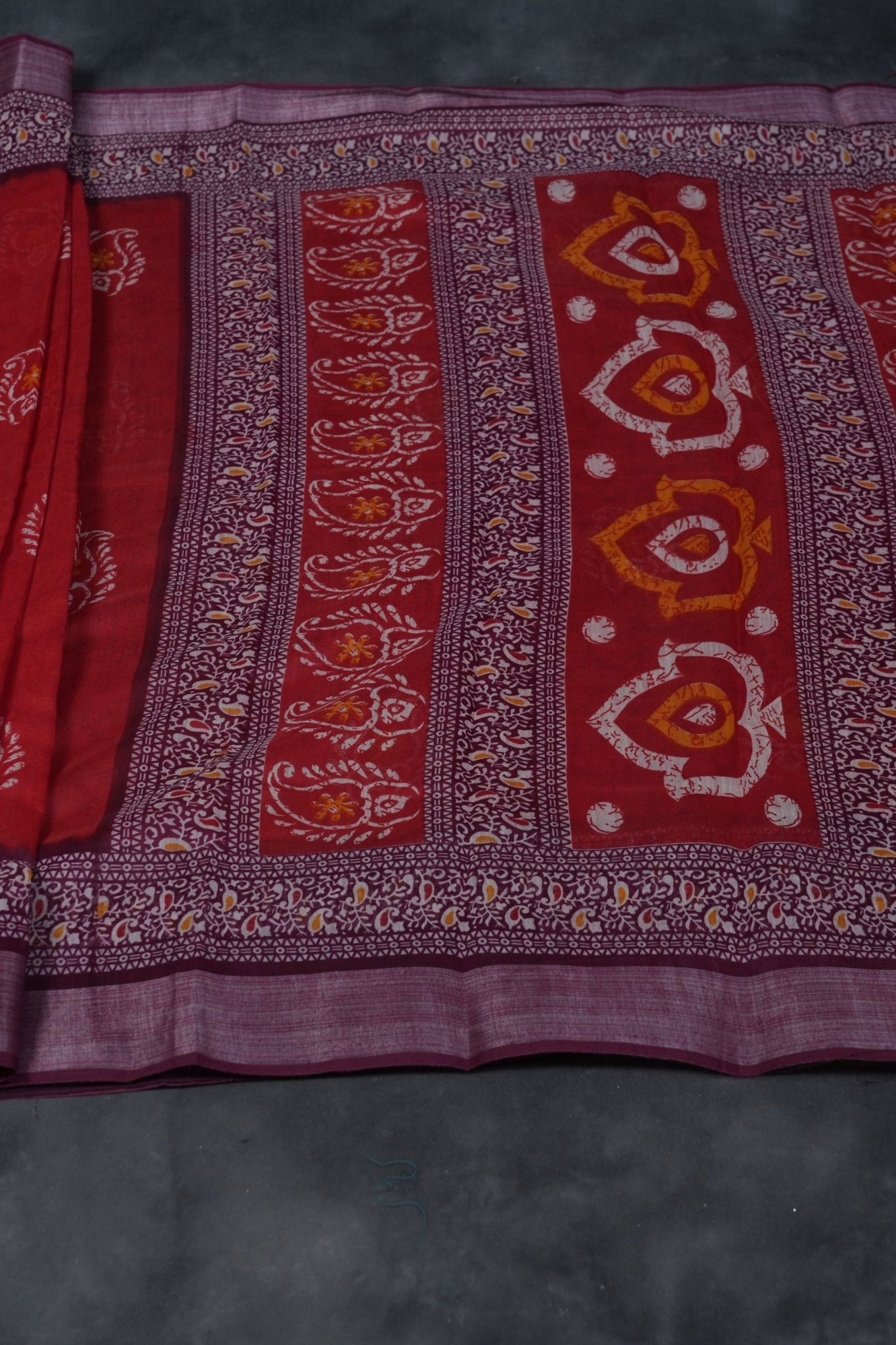 Elevate Elegance: Soft Jute Sarees with Allover Bhandini Print SAREE JCS Fashions