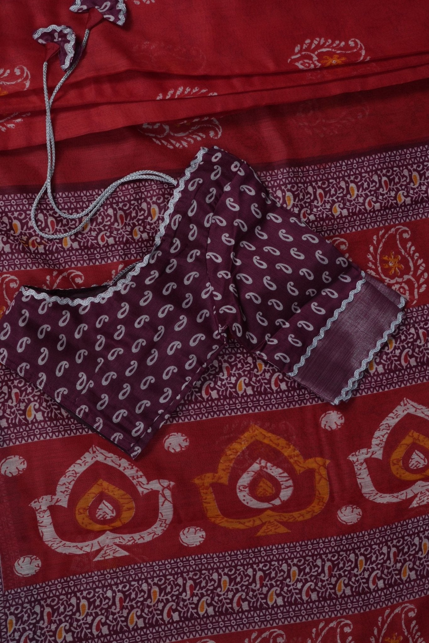 Elevate Elegance: Soft Jute Sarees with Allover Bhandini Print SAREE JCS Fashions