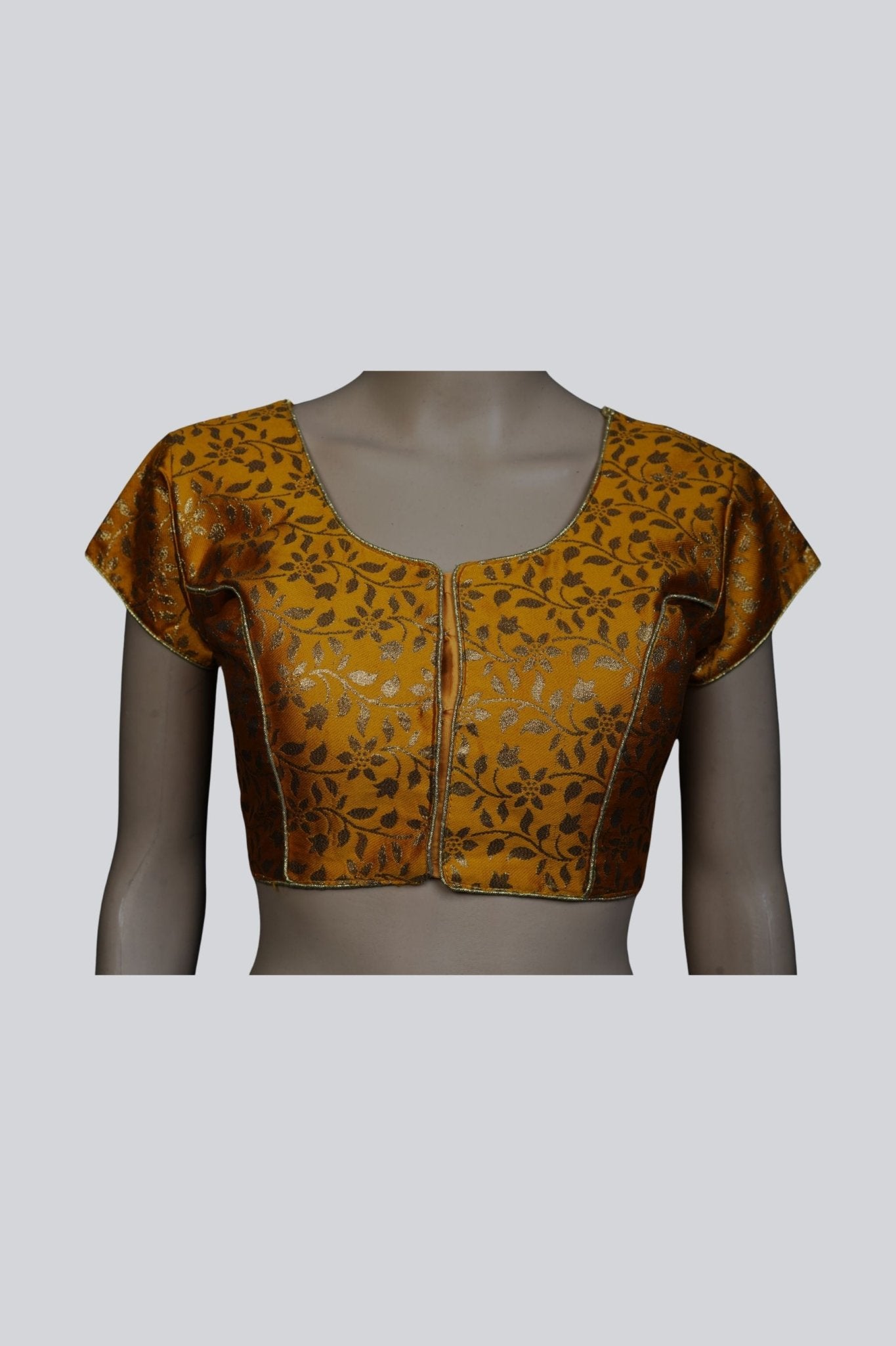 Elevate Your Style with JCSFashions' Brocade Blouse Collection Blouse JCS Fashions Yellow 38