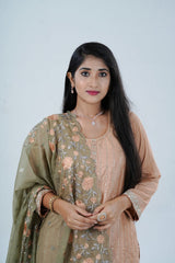 Embroidered Sequin Soft Chinnon Salwar Kameez: Luxurious Kurti Set KURTI JCS Fashions