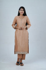 Embroidered Sequin Soft Chinnon Salwar Kameez: Luxurious Kurti Set KURTI JCS Fashions