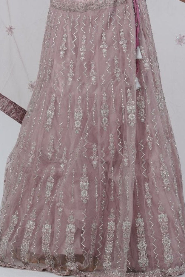Enchanting Designer Bridal Lehenga with Exquisite Stone-Embellishments LEHENGA JCS Fashions