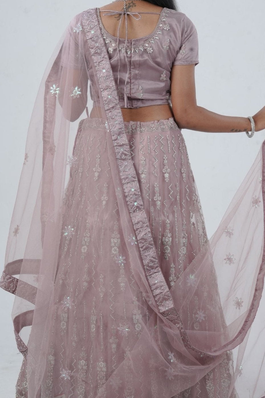 Enchanting Designer Bridal Lehenga with Exquisite Stone-Embellishments LEHENGA JCS Fashions