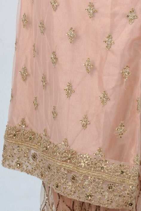 Ethnic Elegance: Soft Net Sharara - Perfect for Special Occasions KURTI JCS Fashions