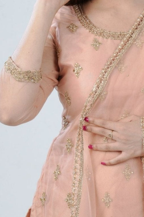 Ethnic Elegance: Soft Net Sharara - Perfect for Special Occasions KURTI JCS Fashions