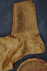 Experience Traditional Elegance with Comfortable Semi Chanderi Silk Saree JCS Fashions