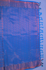 Exquisite Kanchipuram Pure Silk Saree with Golden Zari Weaving Saree JCS Fashions