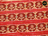 Exquisite Twill Ikkat Patola Silk Sarees with Contrast Borders Saree JCS Fashions